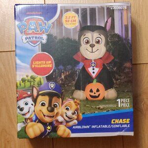 Gemmy Airblown Inflatable Paw Patrol Chase as Vampire 3 ft Tall, Brown